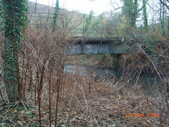 
Upper tinplate works, railway bridge to GWR, Abercarn, November 2008